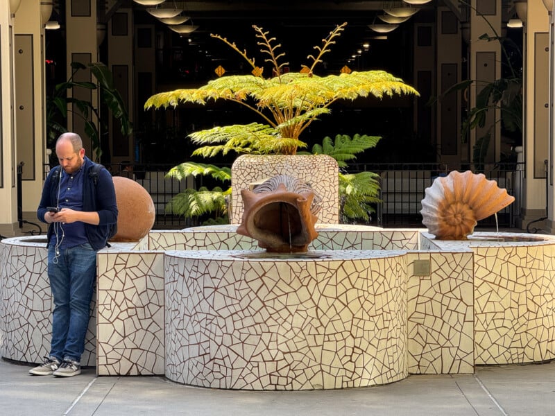 تصویر ثبت شده به همراه لنز ۱۲۰ میلی‌متری آیفون ۱۵ پرو مکس