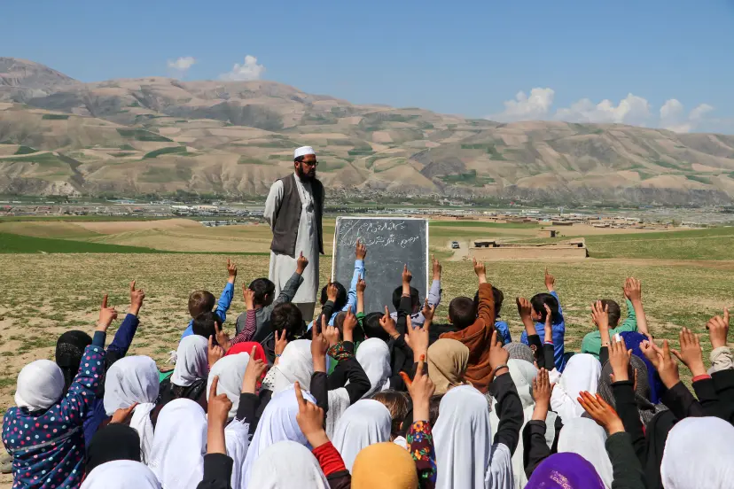 کلاس درس در افغانستان