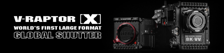 دوربین‌های گلوبال شاتر V-RAPTOR XL 8K VV [X] و V-RAPTOR 8K VV [X]