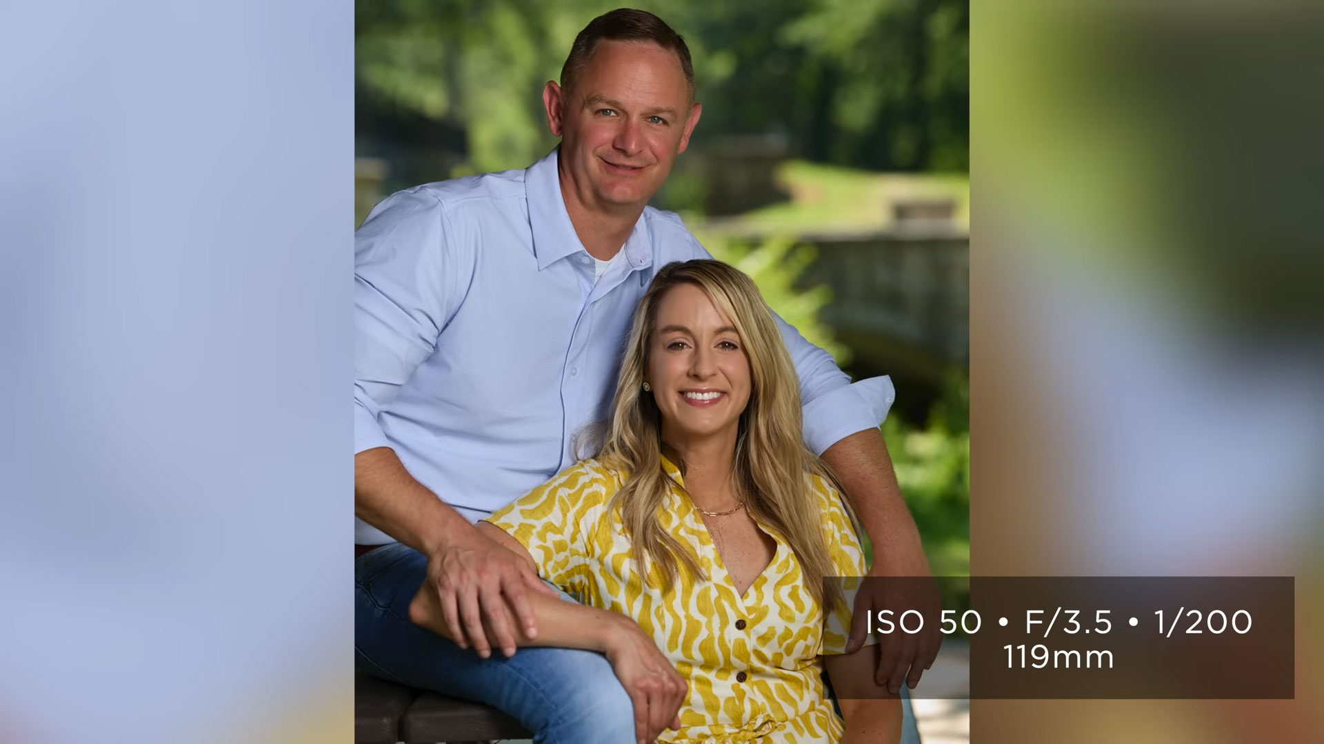 عکاسی خانوادگی در فضای باز و نشسته