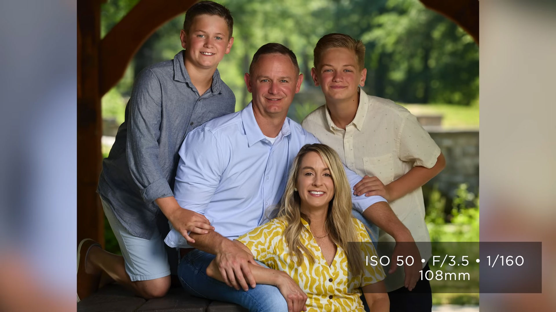 عکاسی خانوادگی در فضای باز