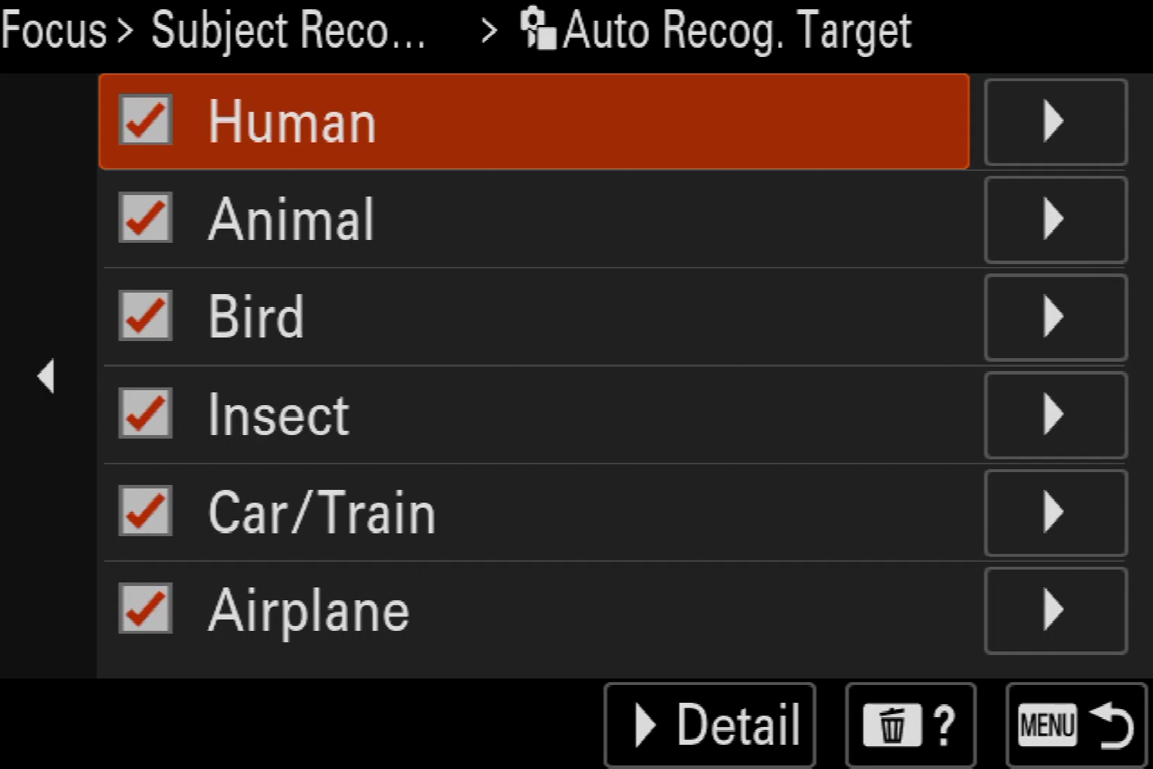 فوکوس خودکار دوربین Sony Alpha 1 II