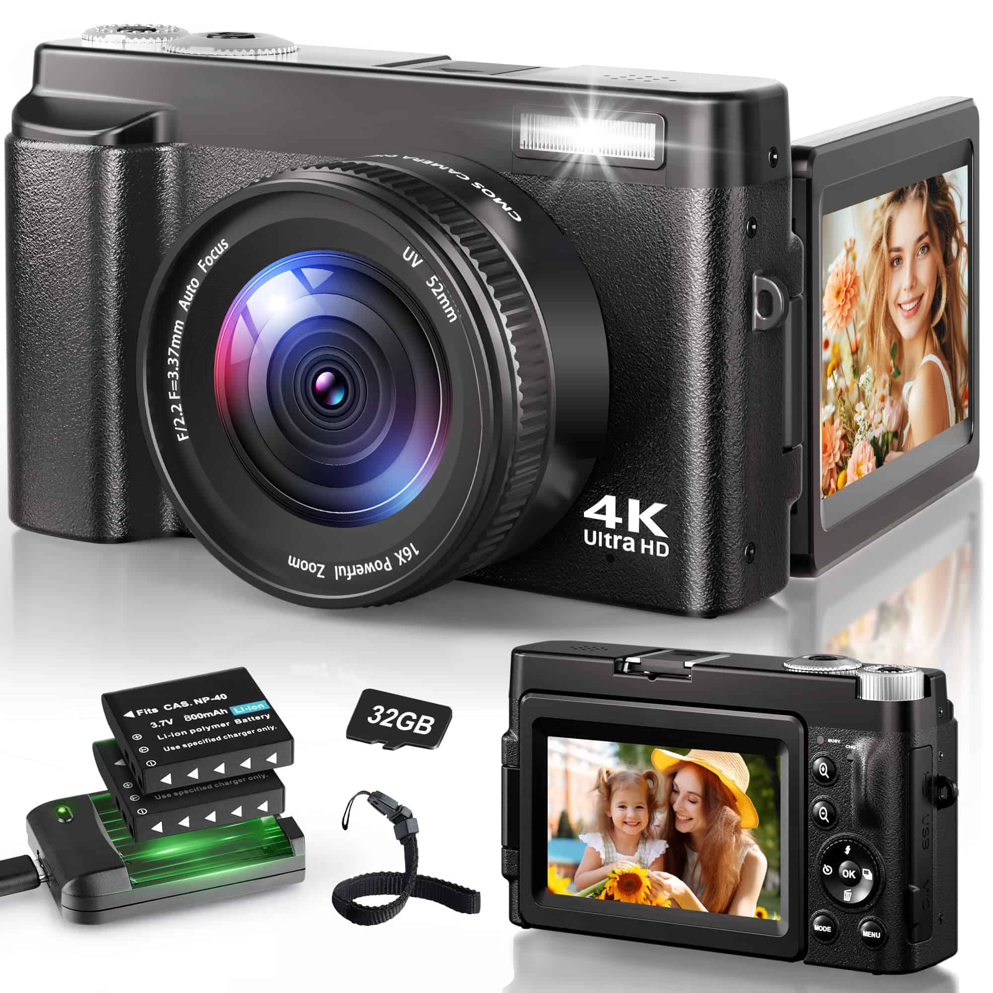 XNSIAKXA 4K Digital Camera