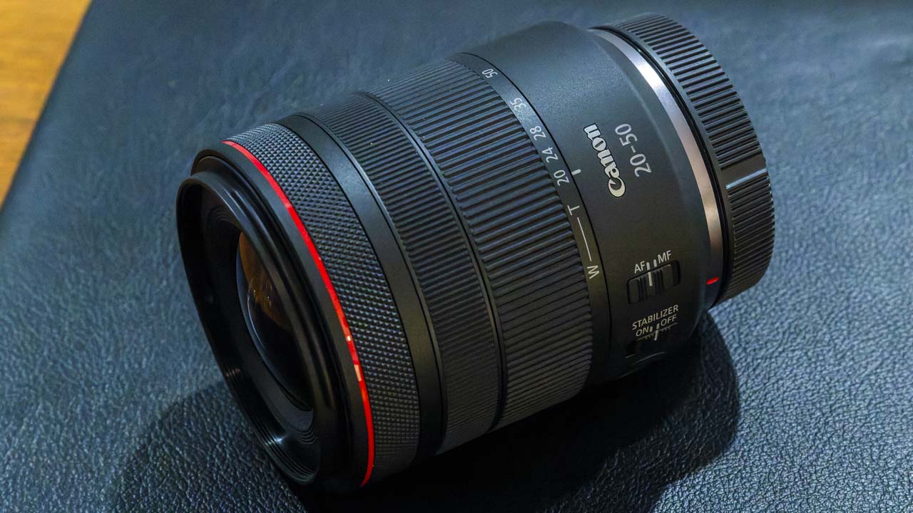 لنز Canon RF20-50mm F4 L IS USM PZ