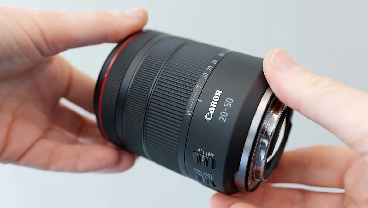 لنز Canon RF20-50mm F4 L IS USM PZ