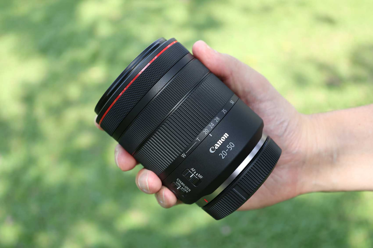 لنز Canon RF20-50mm F4 L IS USM PZ