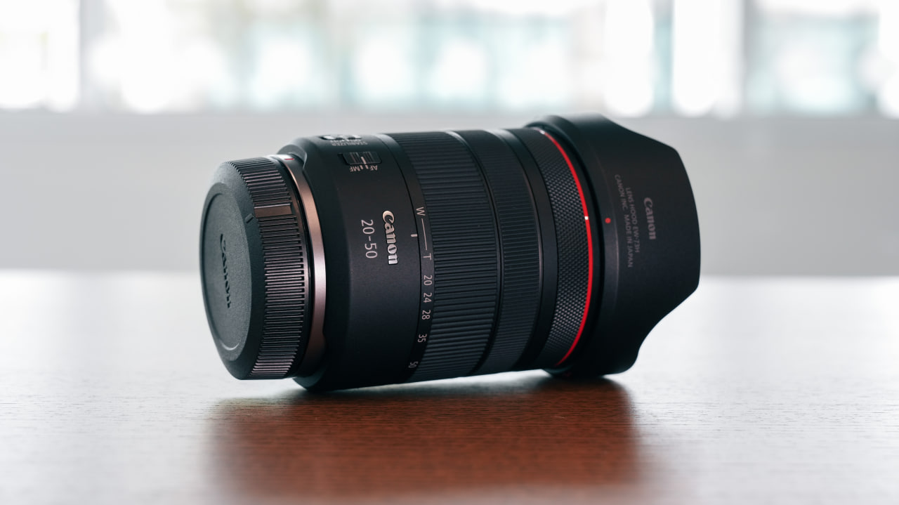 لنز Canon RF20-50mm F4 L IS USM PZ